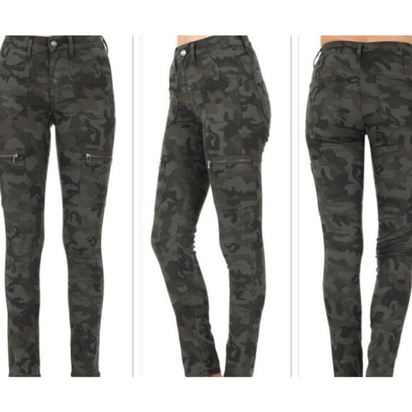 Estilo Camo Print Kancan Skinny Jeans - Picture 1 of 16
